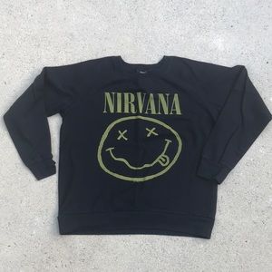 Nirvana sweatshirt top from Forever 21. Like new.